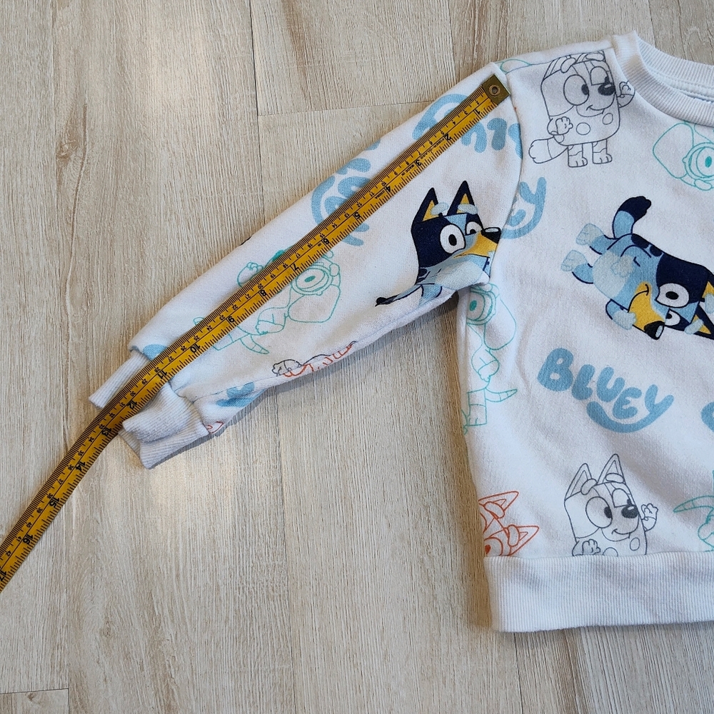 Target Kids Bluey Sweatshirts - White and Purple - Picture 9 of 10